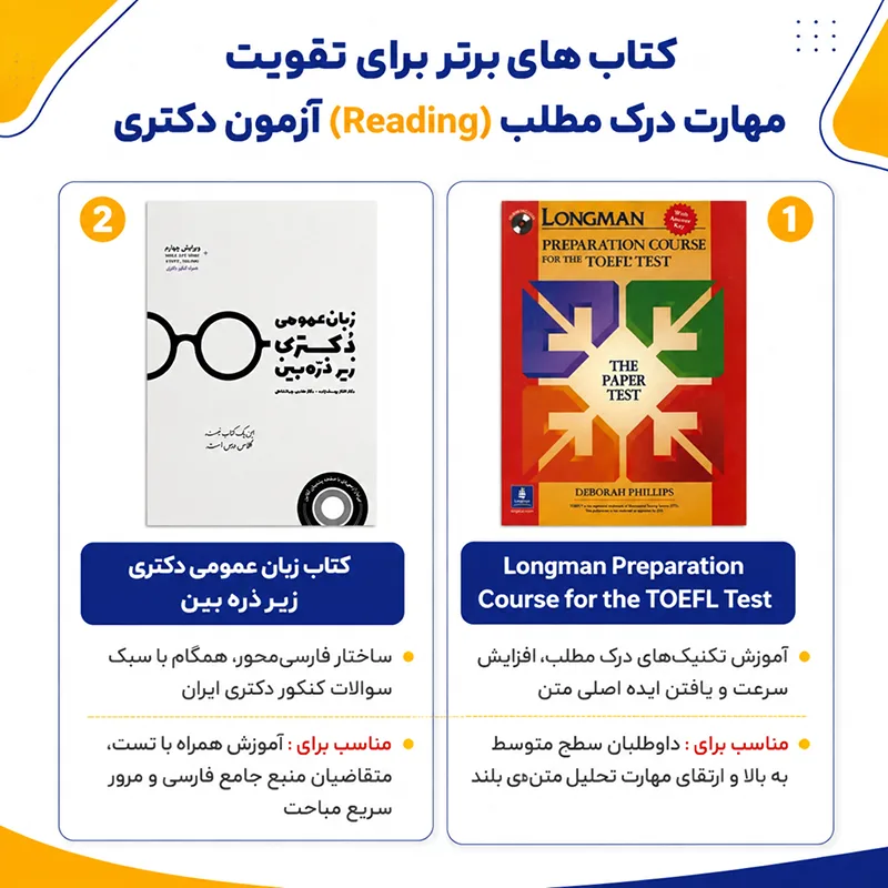 درک مطلب زبان دکتری